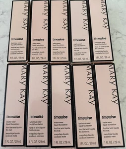 MARY KAY TIMEWISE LUMINOUS LIQUID FOUNDATION -NEW in BOX YOU CHOOSE SHIPPING!! - Picture 1 of 17