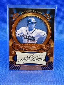 2004 Upper Deck Etchings Etched in Time BLACK Ink Marcus Giles #ET-MG Auto /325 - Picture 1 of 2