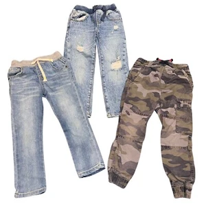Boy’s Camo Pants BUNDLE JEANS SIZE:4 - Picture 1 of 9