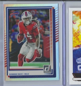 2025 Donruss No Name Variation James Cook Buffalo Bills - Picture 1 of 2