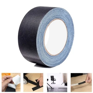 1 Rolls Black Gaffers Tape 2" x 100FT Easy Tear for Photography,Stage Setup - Picture 1 of 18