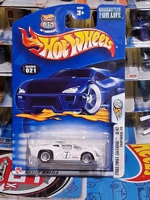 2003 Hot Wheels First Editions Chaparral 2D #021 ** VINTAGE ** LW WHEELS ** NIP - Image 1 of 4