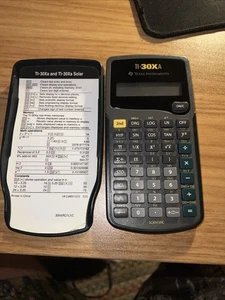 Texas Instruments TI-30XA Scientific Calculator 10-Digit Display Tested-Works - Picture 1 of 2