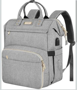 JCDOBEST Lunch Rucksack Thermo Kühlbox Laptoptasche 15,6" USB Reise Arbeit Schule - Bild 1 von 7