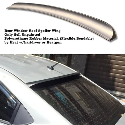 TaVbe 380G Type Rear Window Roof Spoiler Wing Fits 2011~2014 Chrysler 200 Sedan - Image 1 of 4