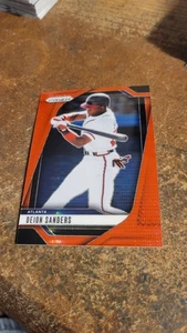 2025 Panini Prizm Baseball Red Pulsar Prizm 391/399 Deion Sanders #225 - Picture 1 of 2