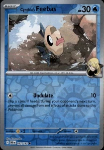 Cynthia's Feebas Reverse Holo Common SV10: Destined Rivals 052/182 NM - Picture 1 of 2