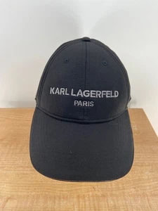 Karl Lagerfeld Mütze Herren One Size Schwarz Paris Logo Baseball Cap - Bild 1 von 6