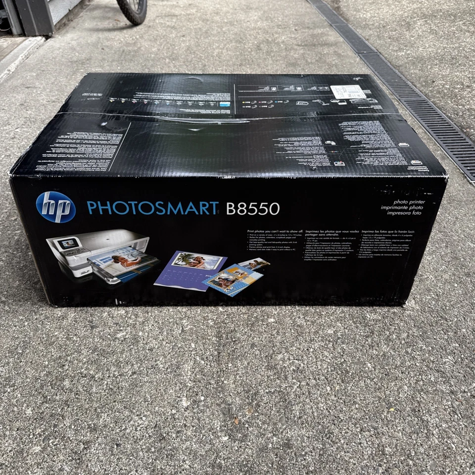 NEW SEALED HP Photosmart B8550 Large Digital Format Photo Inkjet Printer - Image 1 of 4