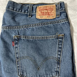 Levis 559 Jeans Herren 40x30 Blau Denim Relaxed Straight Leg Medium Wash Retro - Bild 1 von 15