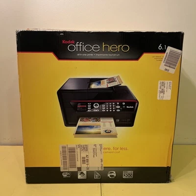 NEW Open Box - Kodak HERO 6.1 OFFICE HERO All-In-One Printer Fax Copier Scan - Image 1 of 4