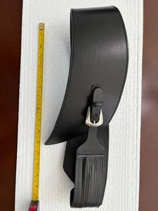 Awesome HUGO Boss Leather Italian Accessory BELT, Size M, #04 80, Black - Picture 1 of 9