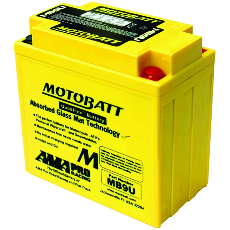 New Motobatt Battery For Harley-Davidson TX125 125cc 73-78 12N7-4A 12N7-4B - Image 1 of 3