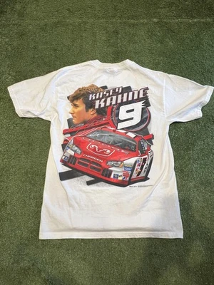 Camisa Kasey Kahne Para Hombres Mediana Blanca NASCAR Racing Klub Kahne Nº 9 Camiseta Gráfica Foto 1 de 4