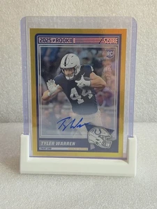 Tyler Warren RC 2025 Panini Score Gold Zone Auto /50 Colts #21 - Picture 1 of 15
