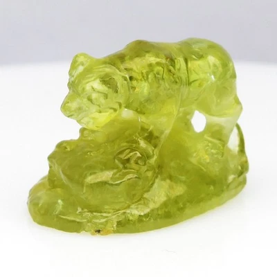 💎 Gema granate grosular verde amarillento natural talla tigre feroz de 20,70 quilates Foto 1 de 4