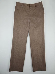 Boden Pants Women’s Size 4R 28x26.5 Brown High Rise Ankle Trousers Wool Blend - Picture 1 of 7