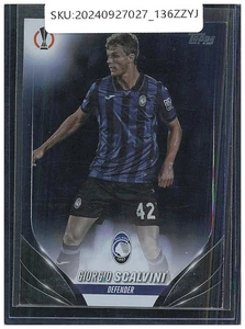 2023 Topps UEFA Club Competitions Giorgio Scalvini /250 Navy Blue #37 - Picture 1 of 2
