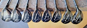 Eleven Hybrid Irons 3-PW 7 Irons in total + Head Covers - Picture 1 of 17