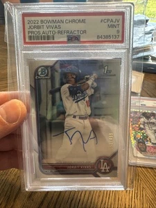 2022 Bowman Chrome - Prospect Autographs Jorbit Vivas #CPA-JV Refractor /499... - Picture 1 of 1