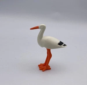 PLAYMOBIL Accessories & Figures Vintage TALL STORK Bird Heron White Black - Picture 1 of 3