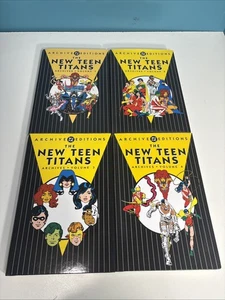 New Teen Titans Vol 1 - 4 DC Hardcover Archives NM Brodart Dust Jackets - Picture 1 of 2