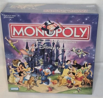 Juego de Mesa Monopoly Edición Disney 2001 -Nuevo-Sellado- De Colección Foto 1 de 4