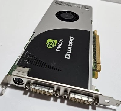 Dell NVIDIA Quadro FX 3700 Graphics Card 0KY246 PCI-E X16 512MB GDDR3 Dual DVI - Image 1 of 4