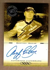 Press Pass Legends 2008 autógrafos Blue Geoffrey Bodine #104/950 - Imagen 1 de 1