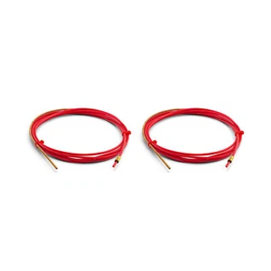 2 x 8 Meter Binzel Style Aluminium MIG Liner 1.0mm to 1.2mm - Red - Bild 1 von 6