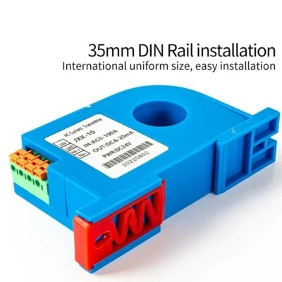 22mm DC Current Transducer AC0-600A Sensor 4-20mA 0-20mA 0-5V 10V Transmitter - Image 1 of 4