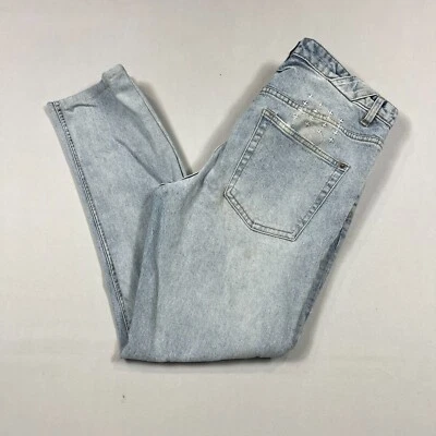 Ksubi Jean Chitch Slim Blue Denim Distressed Stretch Mens W33 L30 Flawed - image 1 of 4