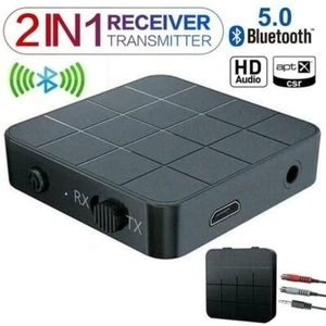 Adaptateur Voiture Récepteur Émetteur Compatible Bluetooth 2en1--us Music V1T4 - Photo 1/12