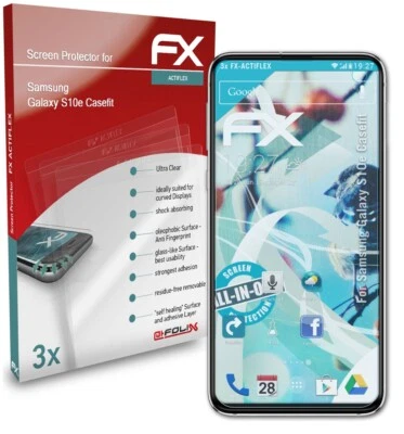 atFoliX 3x Proteggi Schermo per Samsung Galaxy S10e Casefit chiaro&flessibile - Immagine 1 di 4
