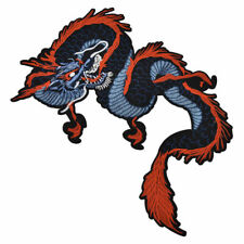 Embroidery Chinese Dragon Iron On Patch Clothes Bag Jeans Applique DIY Craft