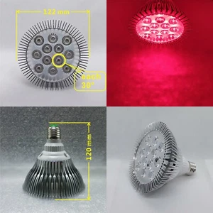 36W 660nm Deep Red LED Lamp Spot Light Bulb PAR38 for Therapy Plant E26 E27 - Picture 1 of 4