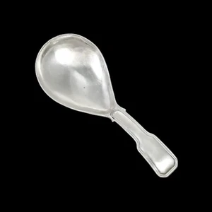 George IV Joseph Willmore sterling silver tea caddy spoon, fiddle thread, 1821 - Bild 1 von 11