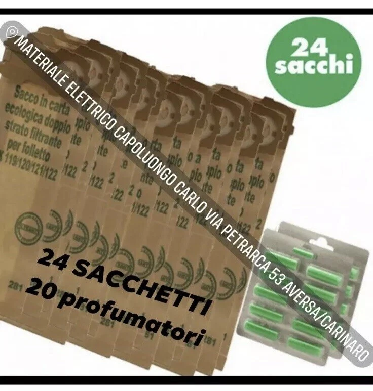 24 Sacchetti 20 Profumi Vorwerk Folletto VK 120 121 122