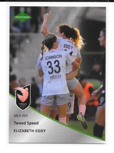 2023 NWSL Parkside Pronto Elizabeth Eddy #87 Silver Parallel 01/10 Angel City FC - Picture 1 of 1