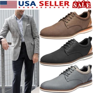 Bruno Marc Men's Dress Shoes Classic Oxford Shoes Comfort Walking Casual Shoes - Picture 1 of 26