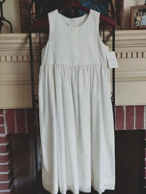 Vingtage Strasburg Summer White Dress Size 10 Yr - Image 1 of 4