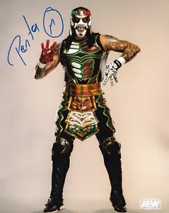 PENTAGON JR PENTA ZERO MIEDO SIGNED AUTO 8X10 PHOTO AAA CMLL LUCHA AEW JOKER C - Picture 1 of 1