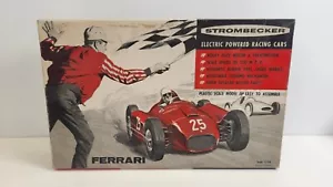 Vintage Strombeck Ferrari D50 V8 Elektro-Rennwagen 1:24 Modellbausatz # D52-200 - Bild 1 von 10