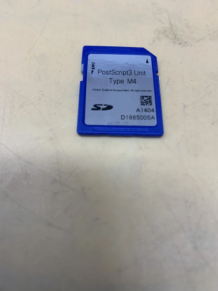 PostScript3 M4 128 Megabyte SD Card - Image 1 of 1