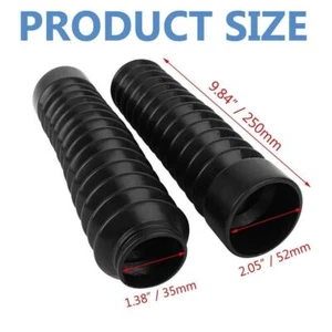35mm Street-motor Fork Rubber Gaiter Boots Front Fork Shock Absorber Dust Cover - Bild 1 von 11