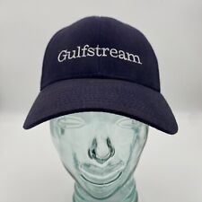 Gulfstream Dark Blue Hat Adjustable Strapback Cap Cintas Aerospace Airplane Jets