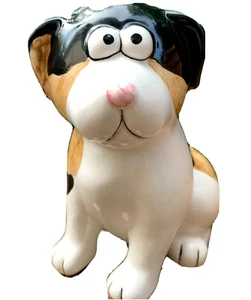 Estatuilla de perro de dibujos animados de cerámica NANTUCKET estatua de perro - Imagen 1 de 9