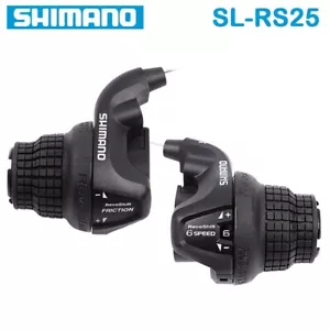 Shimano RevoShift SL-RS25 Twist Grip Shifter 3/6/7/18/21 Speed Black - Picture 1 of 7