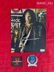 TYLER MANE SIGNED 8x10 PHOTO! ROB ZOMBIE HALLOWEEN! MICHAEL MYERS! BECKETT! - Picture 1 of 2