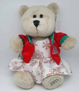 Starbucks Bearista Weihnachtsmädchen Bär limitierte Auflage 2017 Plüschtier Spielzeug - Bild 1 von 3